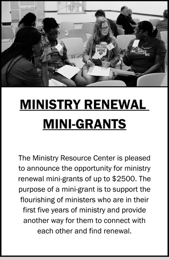 Ministry Renewal Mini Grants